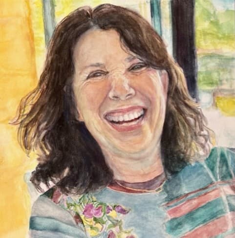 Oil Painting Self Portrait of Roberta Durra